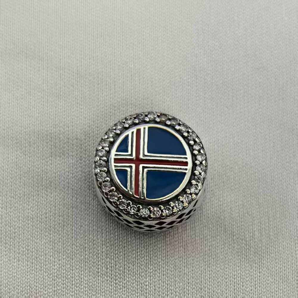 Pandora ICELAND Exclusive Charm Pendant, S925 Silver Jewelry